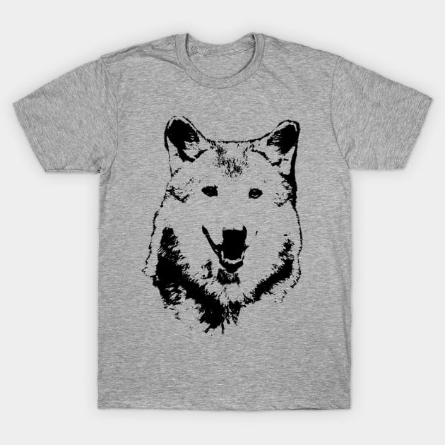 wolf T-Shirt by hudayadi